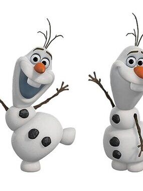 Frozen Olaf Wall Decals Peel Stick Reusable Vinyl Kids Room Decor